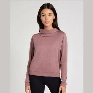 Avia long sleeve turtleneck sweatshirt, purplish gray, size XL